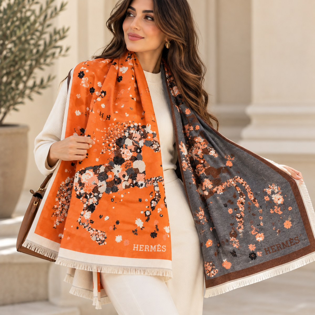 Hermès Chashmere Scarf
