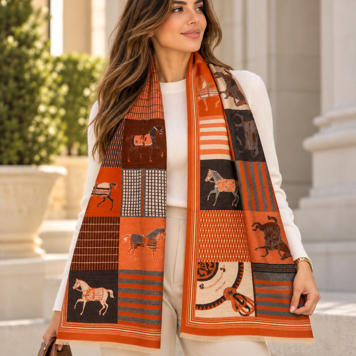Hermès Cashmere Scarf