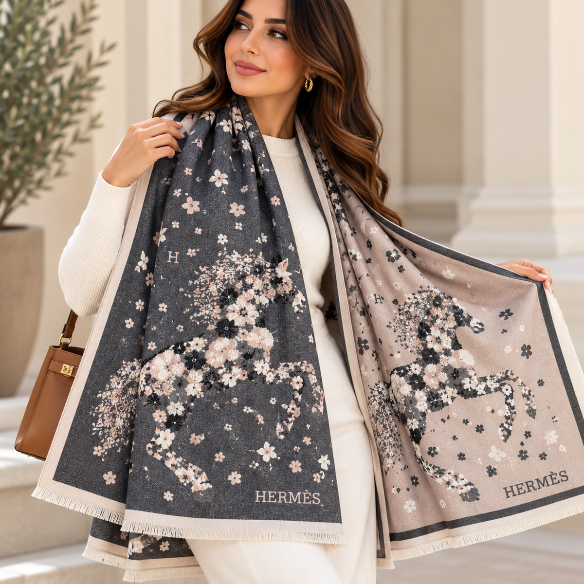Hermès Chashmere Scarf