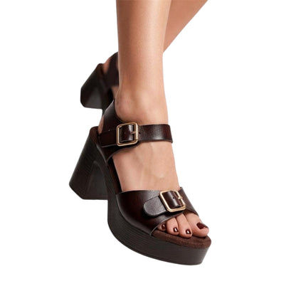 Two-Part Heeled Sandals