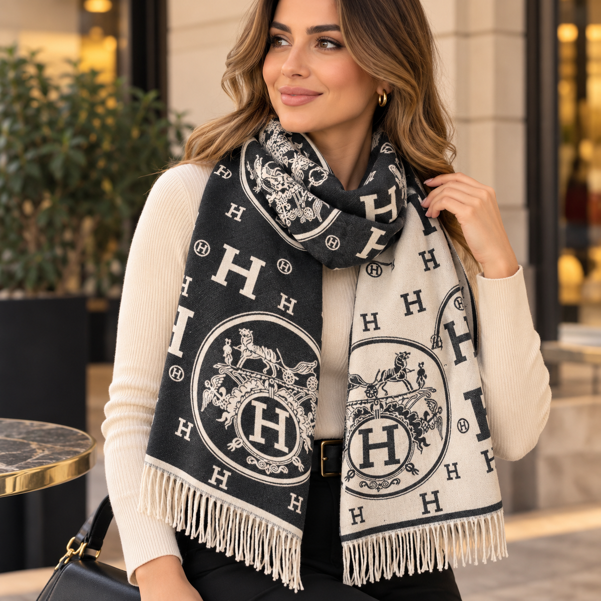 Hermès Cashmere Scarf