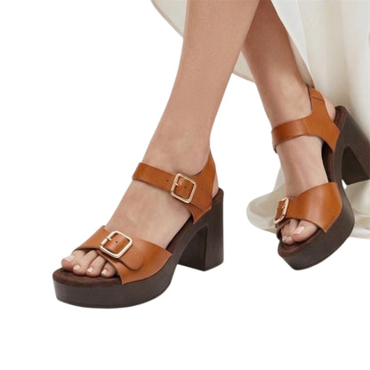Two-Part Heeled Sandals