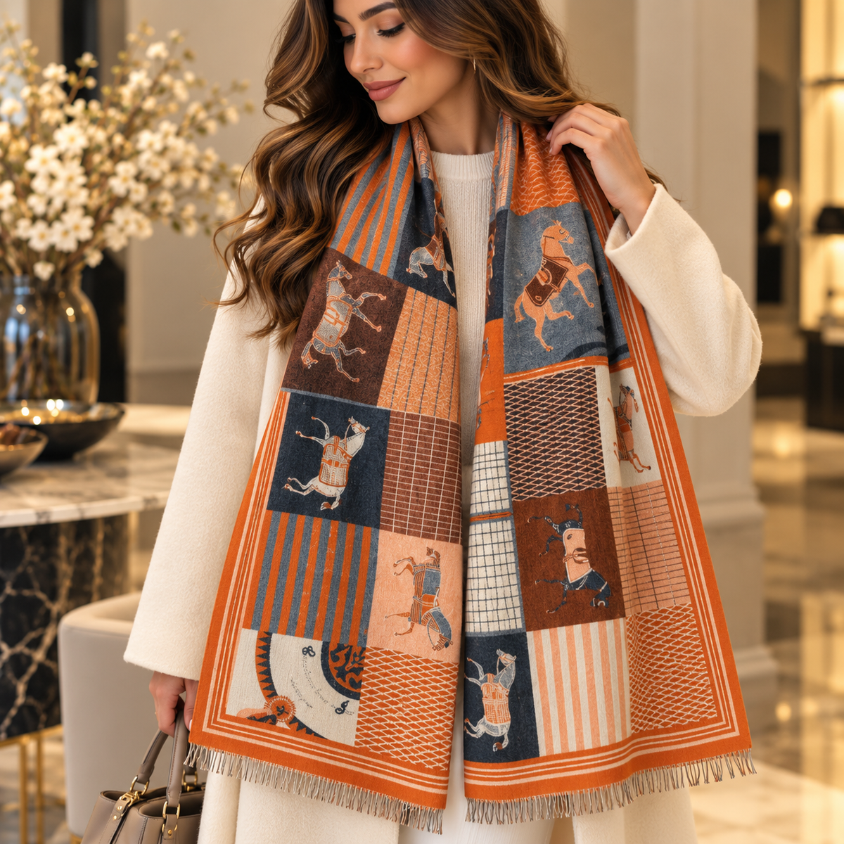 Hermès Cashmere Scarf
