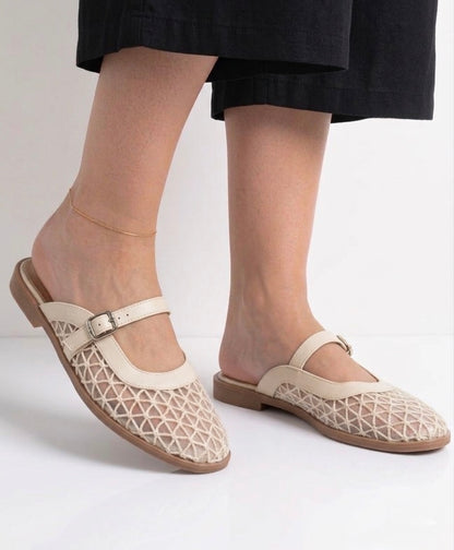 Anessa mesh mules