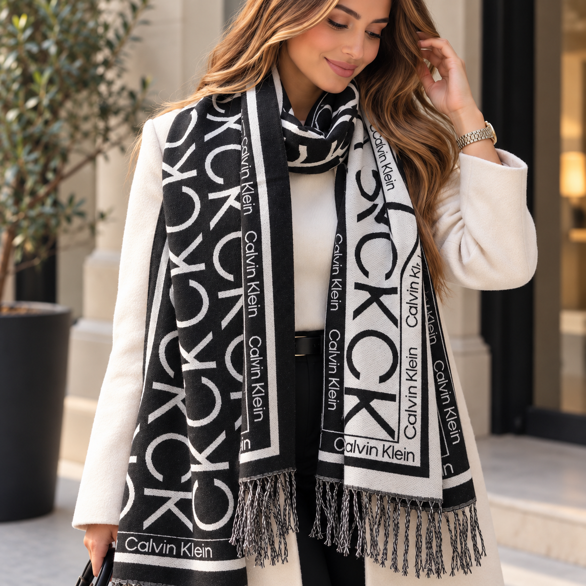 CK Cashmere Scarf