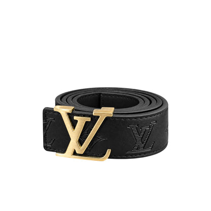Black LV monogram Belt