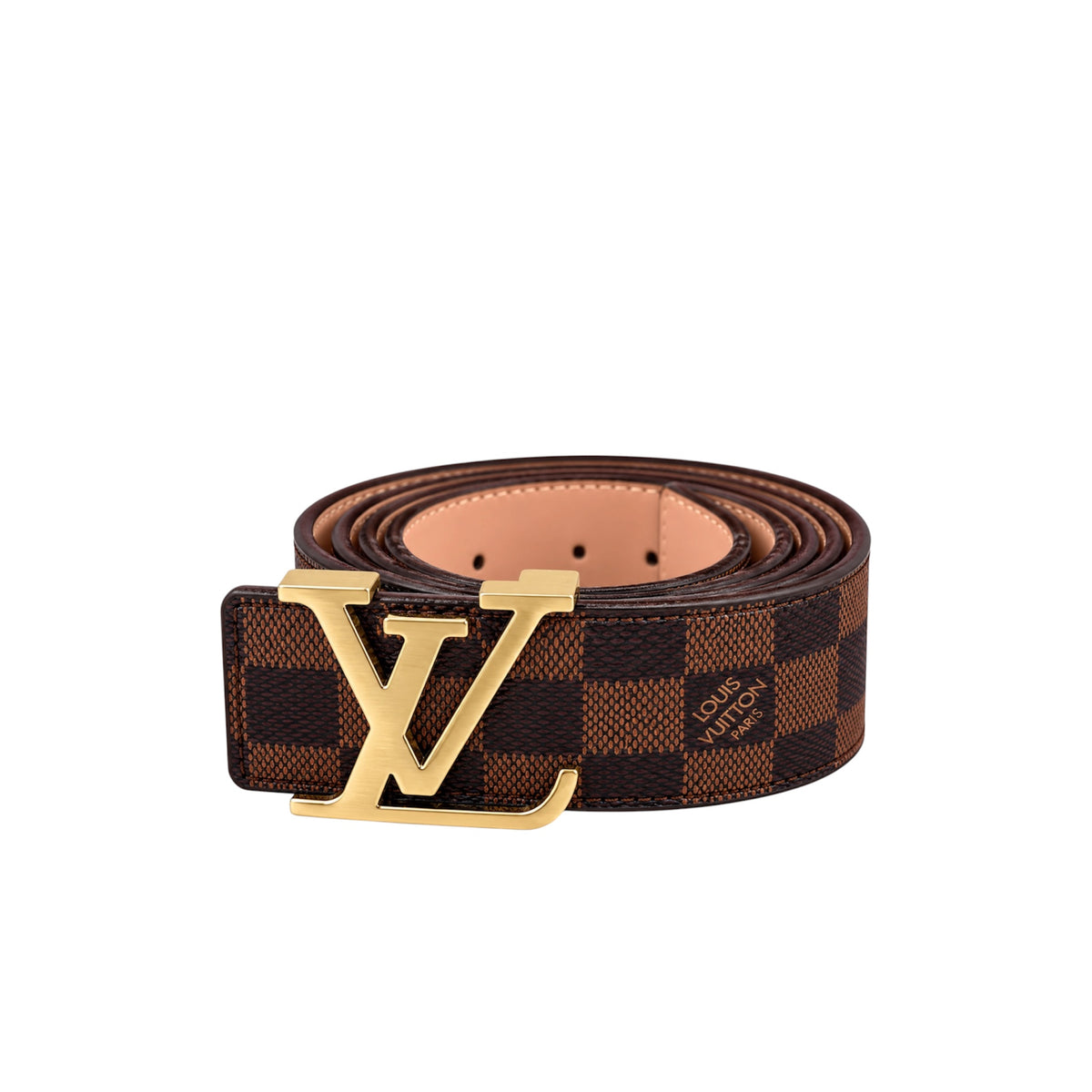 Brown LV Damier Belt