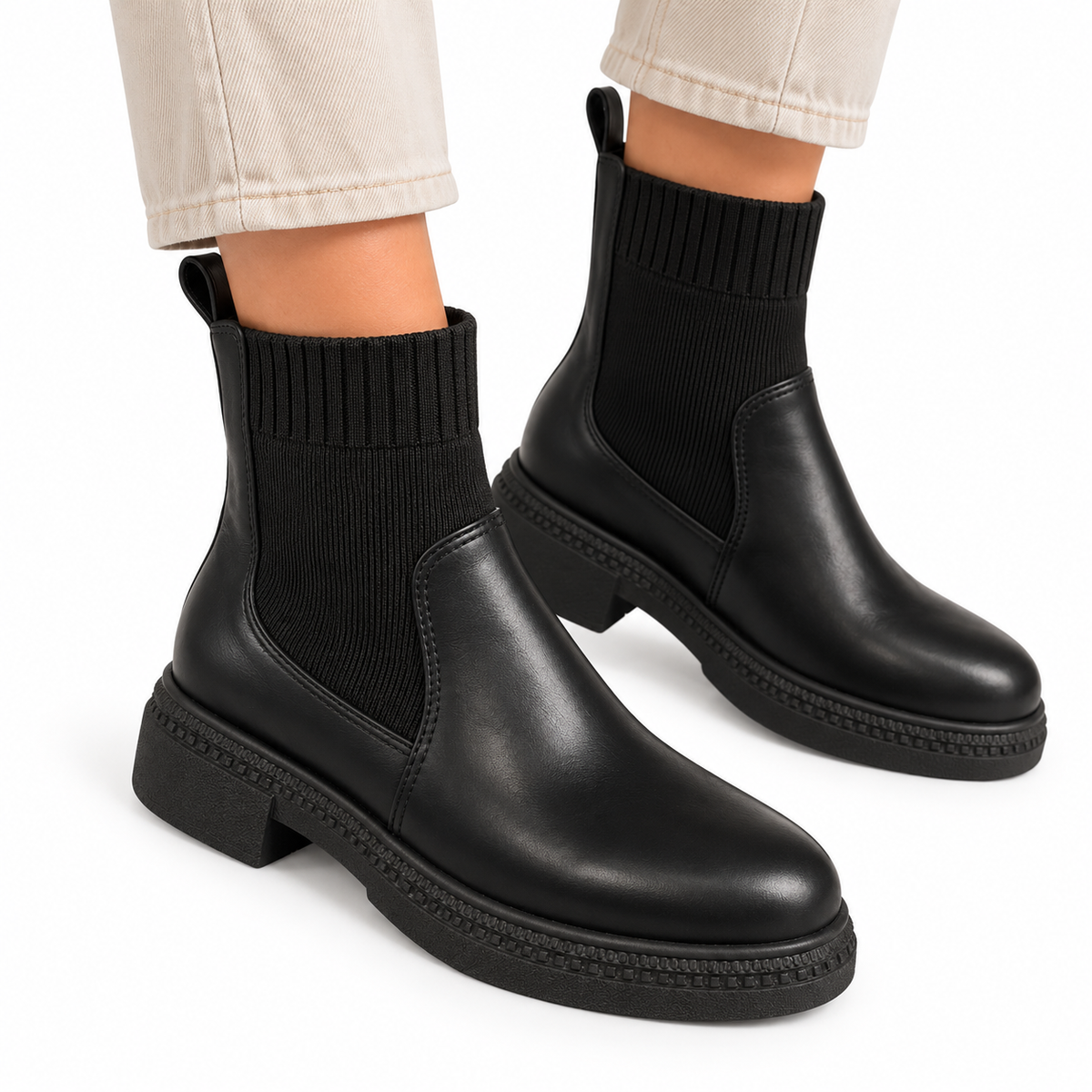 Sock Ankle Boots