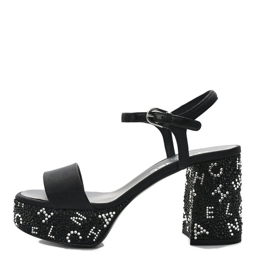 Chanel Grosgrain Strass Sandals
